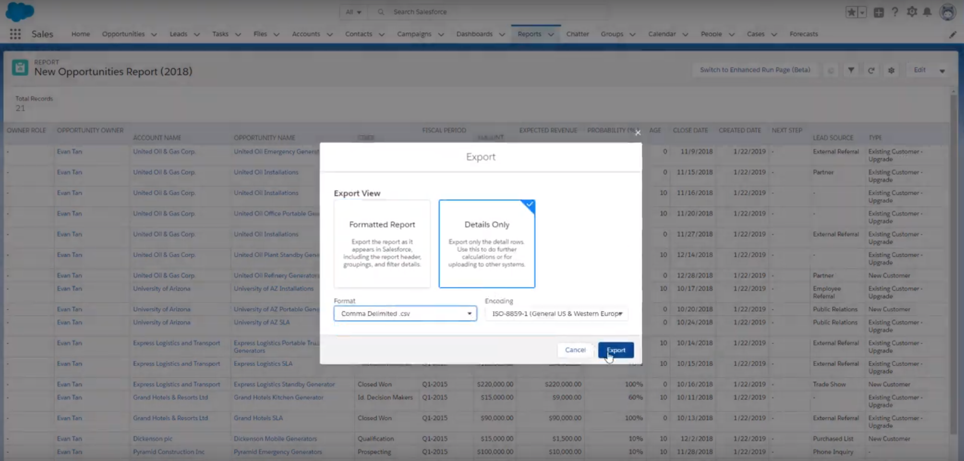 salesforce organization wide defaults