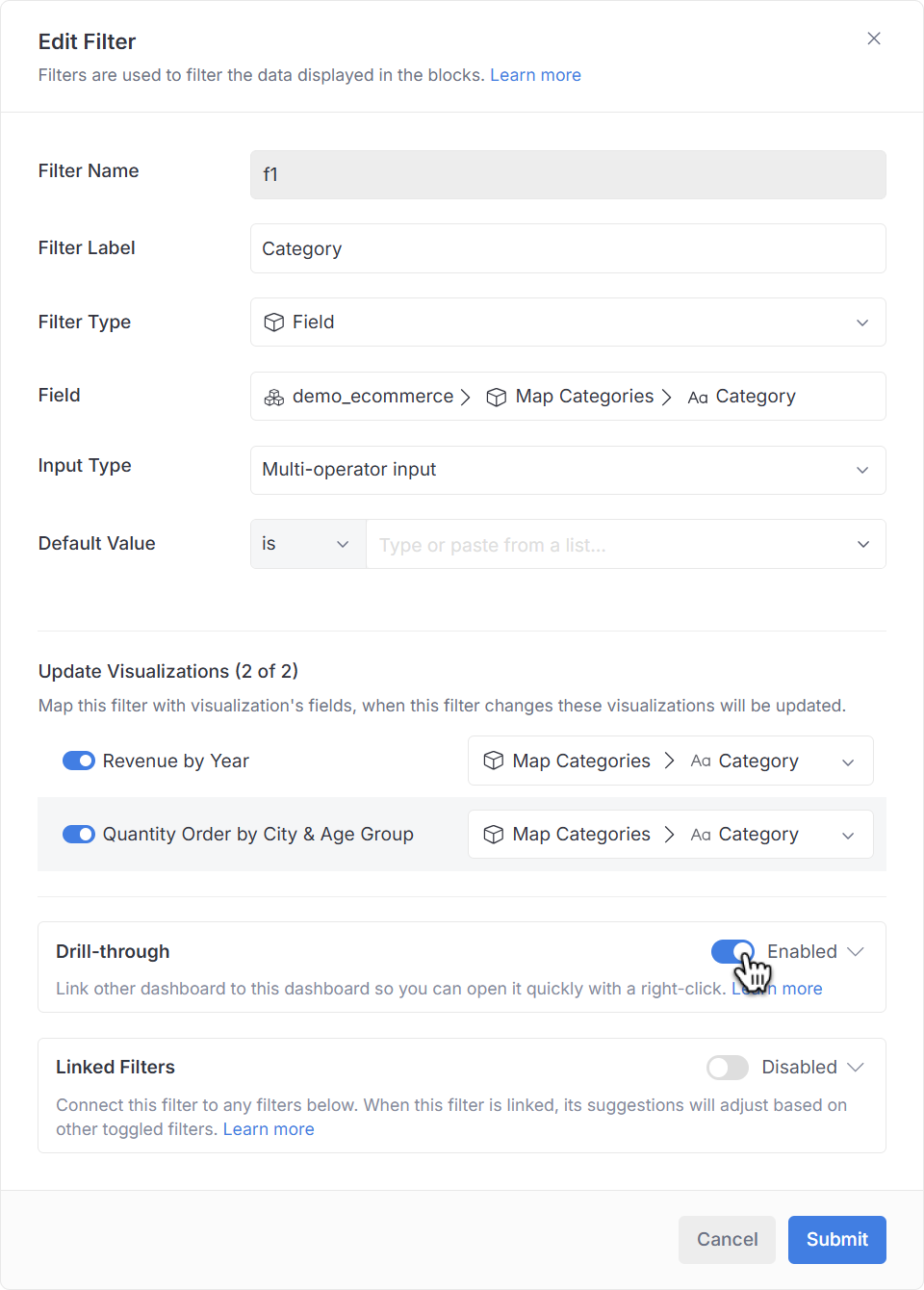 reporting-set-up-drill-through-enable